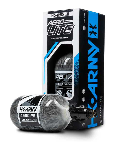 HK Army Aerolite Carbon Fibre Tank - 48ci / 4500psi - Clear