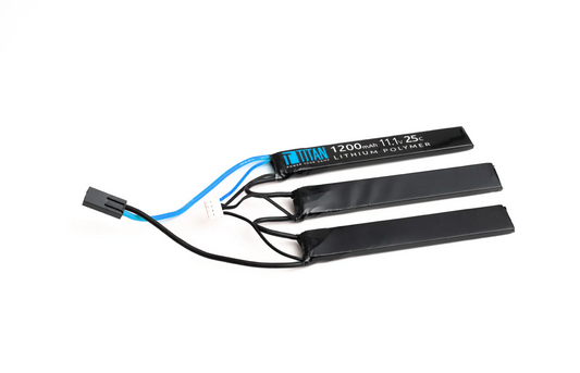 Titan 1200mAh 11.1v LiPo Triple Stick Tamiya