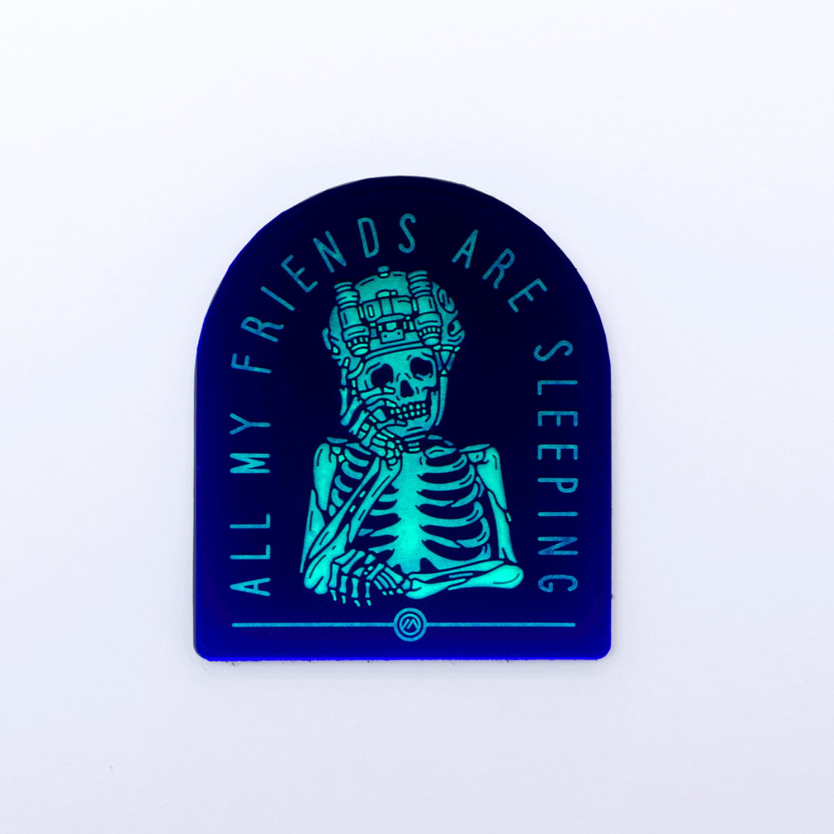 Projekt Monark All My Friends Are Sleeping Glow in the Dark Patch