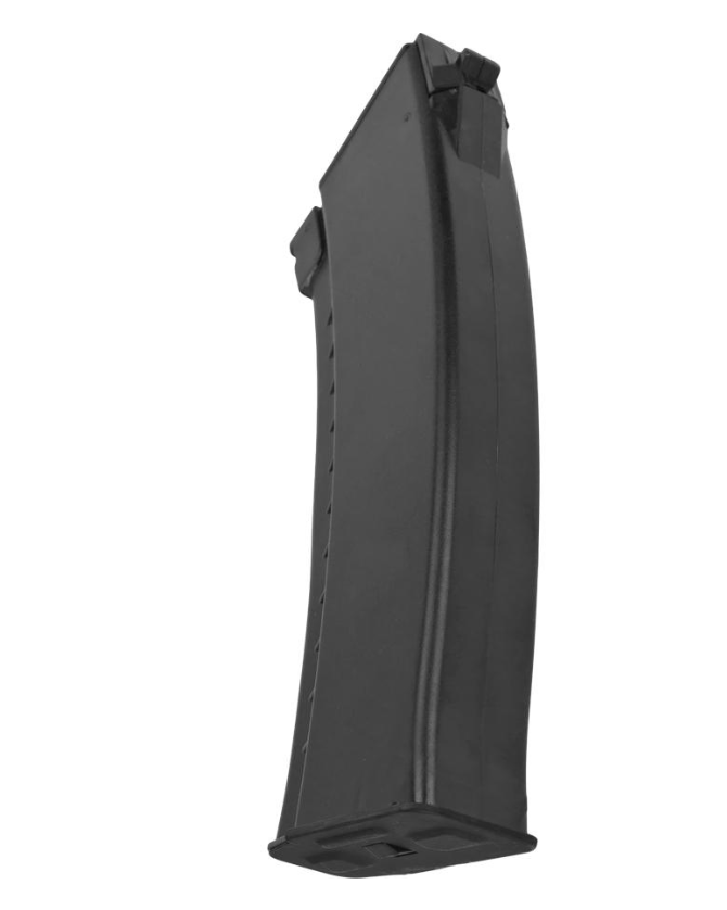 CYMA 140rd Polymer AK74-Style Mid-Cap AEG Magazine for AK - BLK