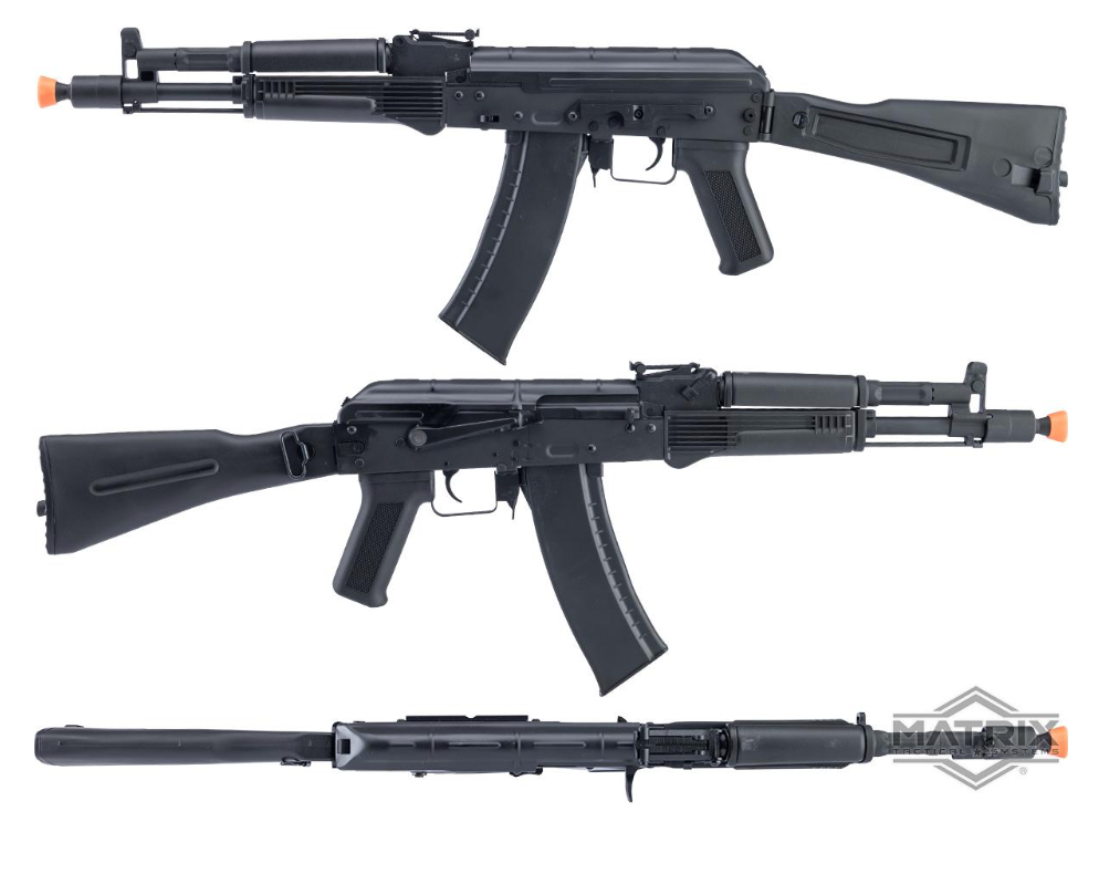Matrix / S&T AK-105 AEG w/ QD Spring Gearbox - BLK