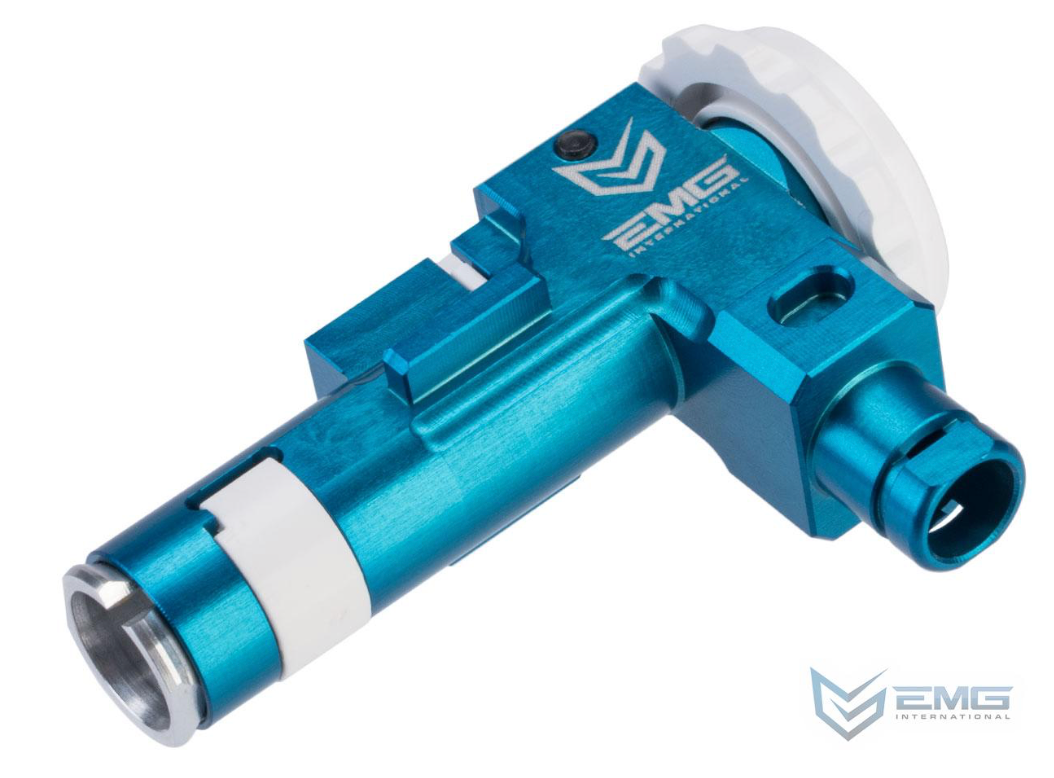 EMG x Retro Arms CNC Aluminum Rotary Hop-Up Unit for M4/M16 AEG (Color: Blue)
