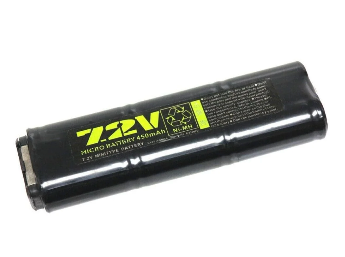 Matrix 7.2V 450mAh Ni-MH Rechargable Micro Battery for MP7 / R4 Series AEP AEG