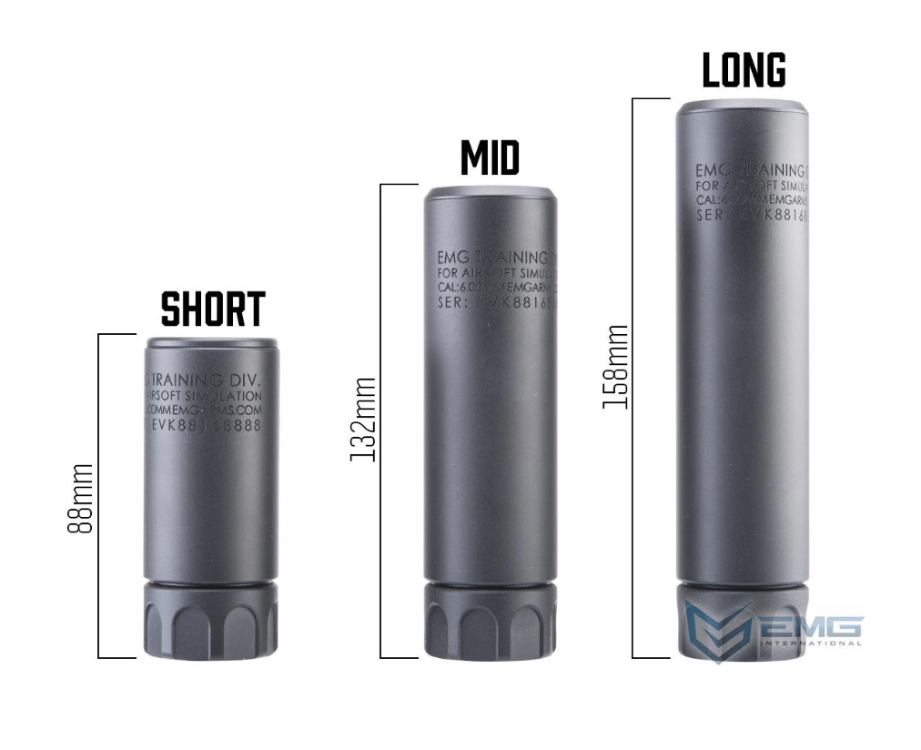 EMG Guardian Mock Suppressor - Black / Short