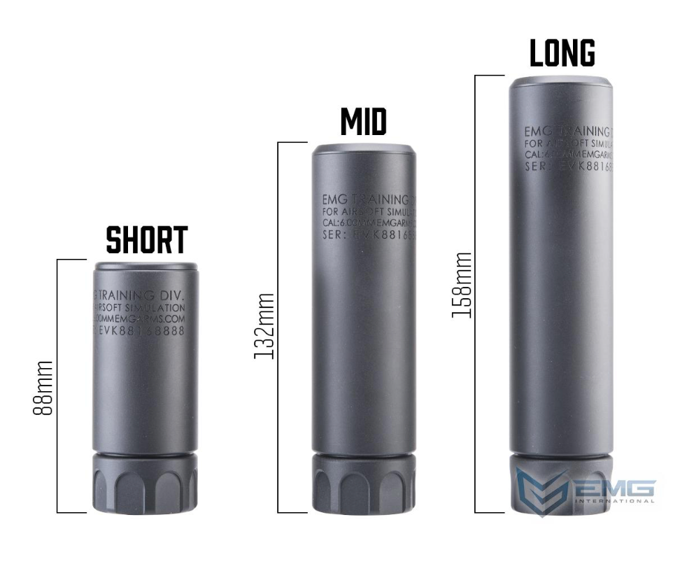 EMG Guardian Mock Suppressor - Black / Long