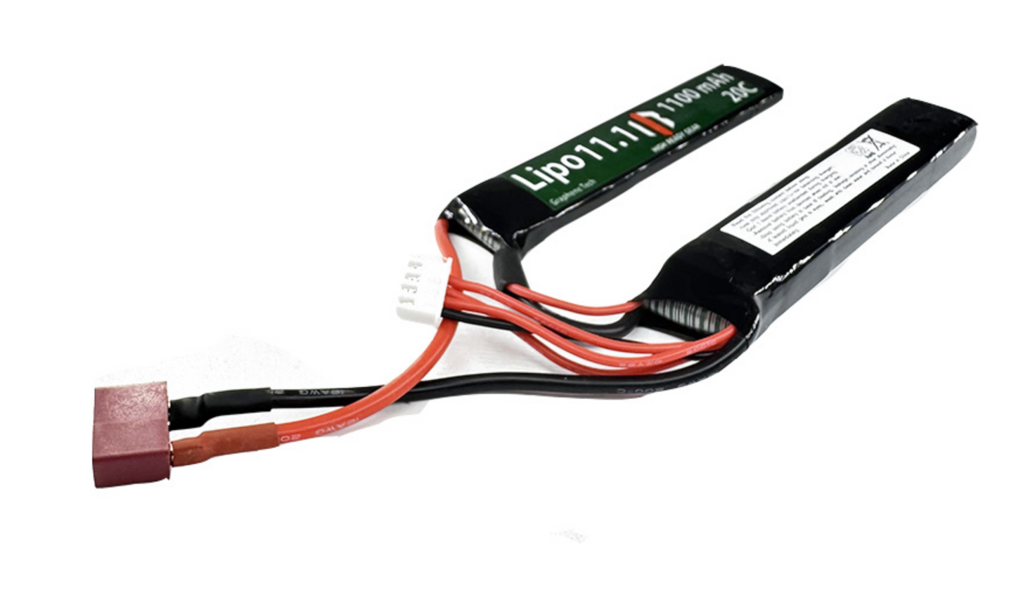 HRG - Crane Type - 11.1V LiPo 20C - 1100 mAh Deans Battery