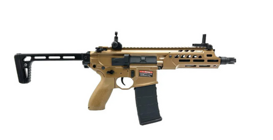 E&C MCX RATTLER LT SBR 6.5" - ETU - Dark Earth - AEG