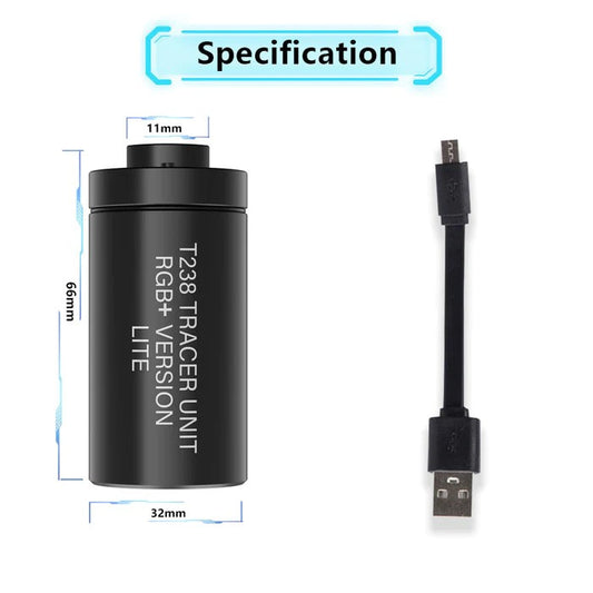 T238 LITE+ Tactical RGB Tracer - Black