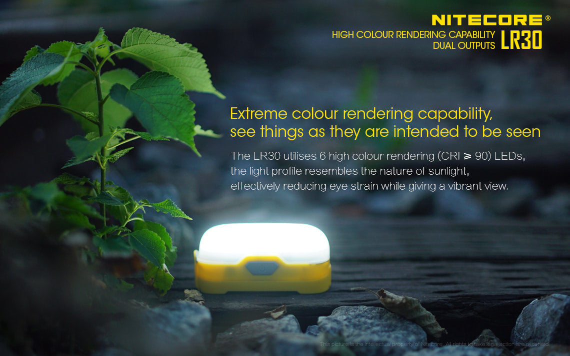 Nitecore Camping Lantern - LR30 Blue