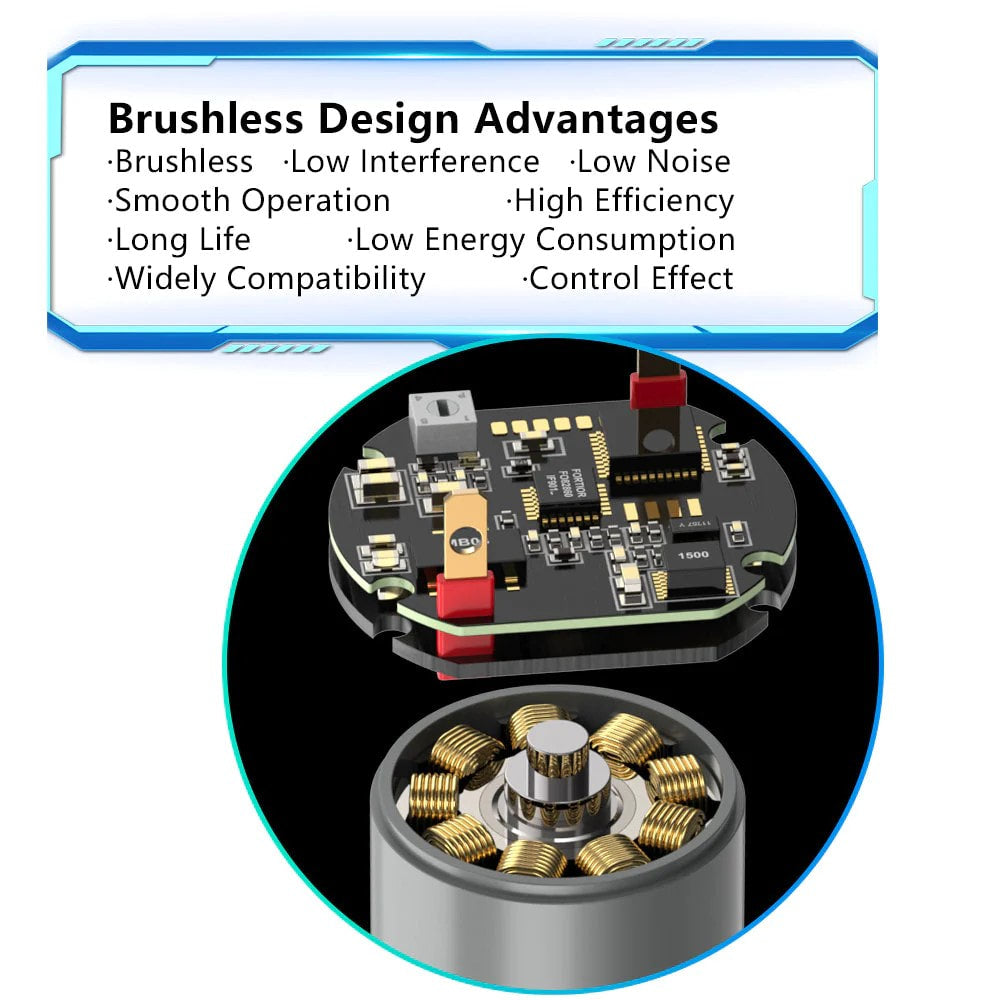 T238 - High Torque & Speed AEG Brushless Motor Long Type