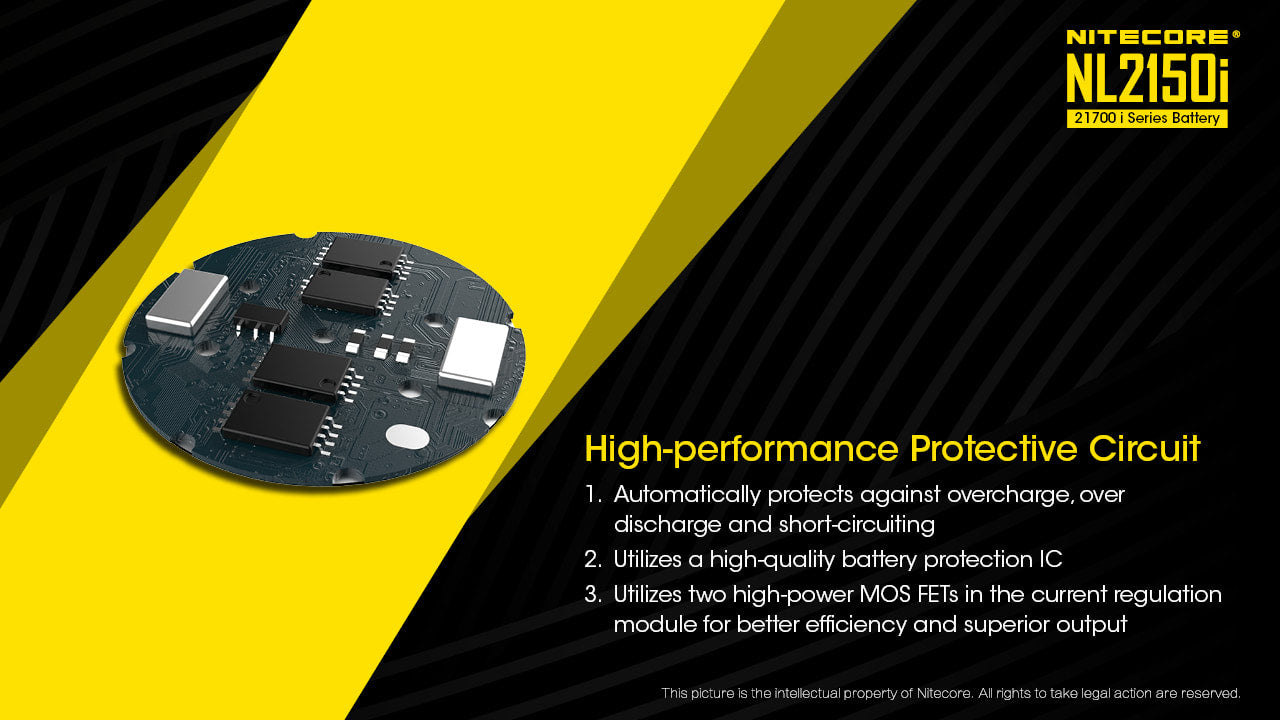 Nitecore 21700 i Series Li-Ion Battery - NL2150i