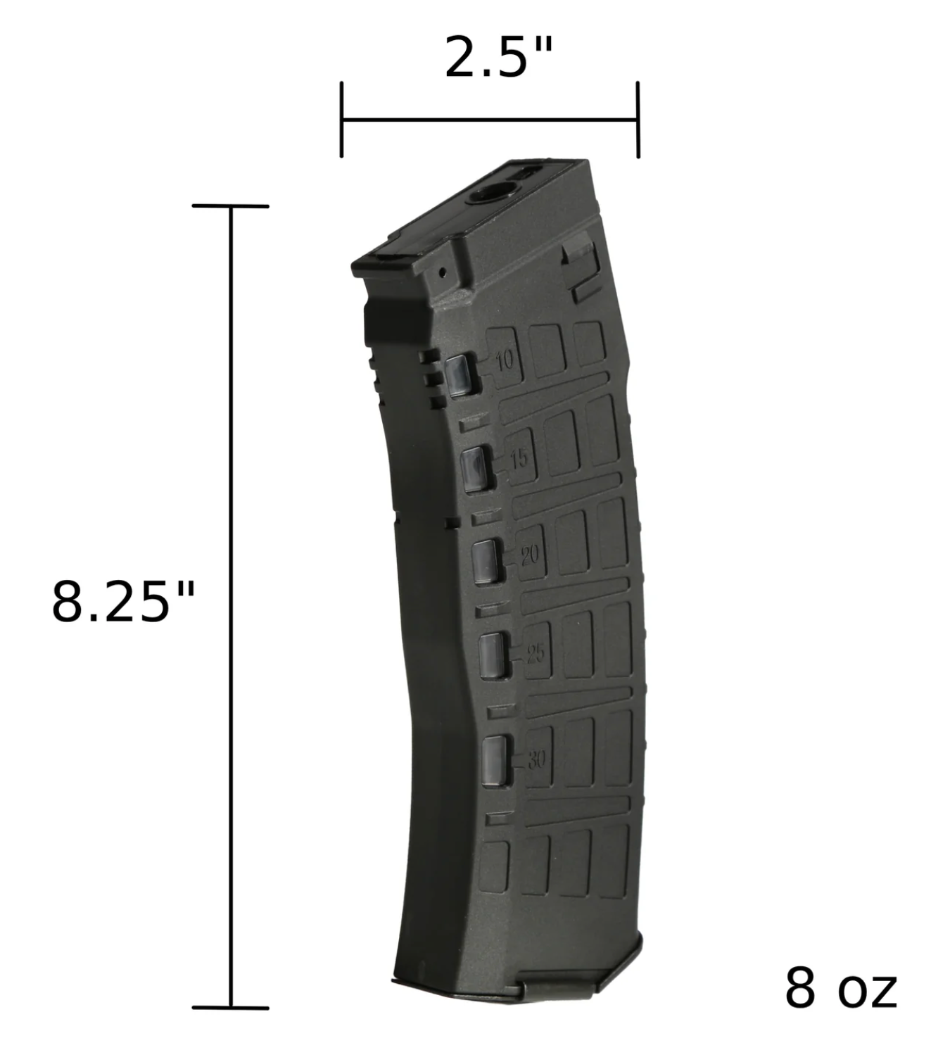 Arcturus AK12 Variable Cap 30/135 Rds Magazine