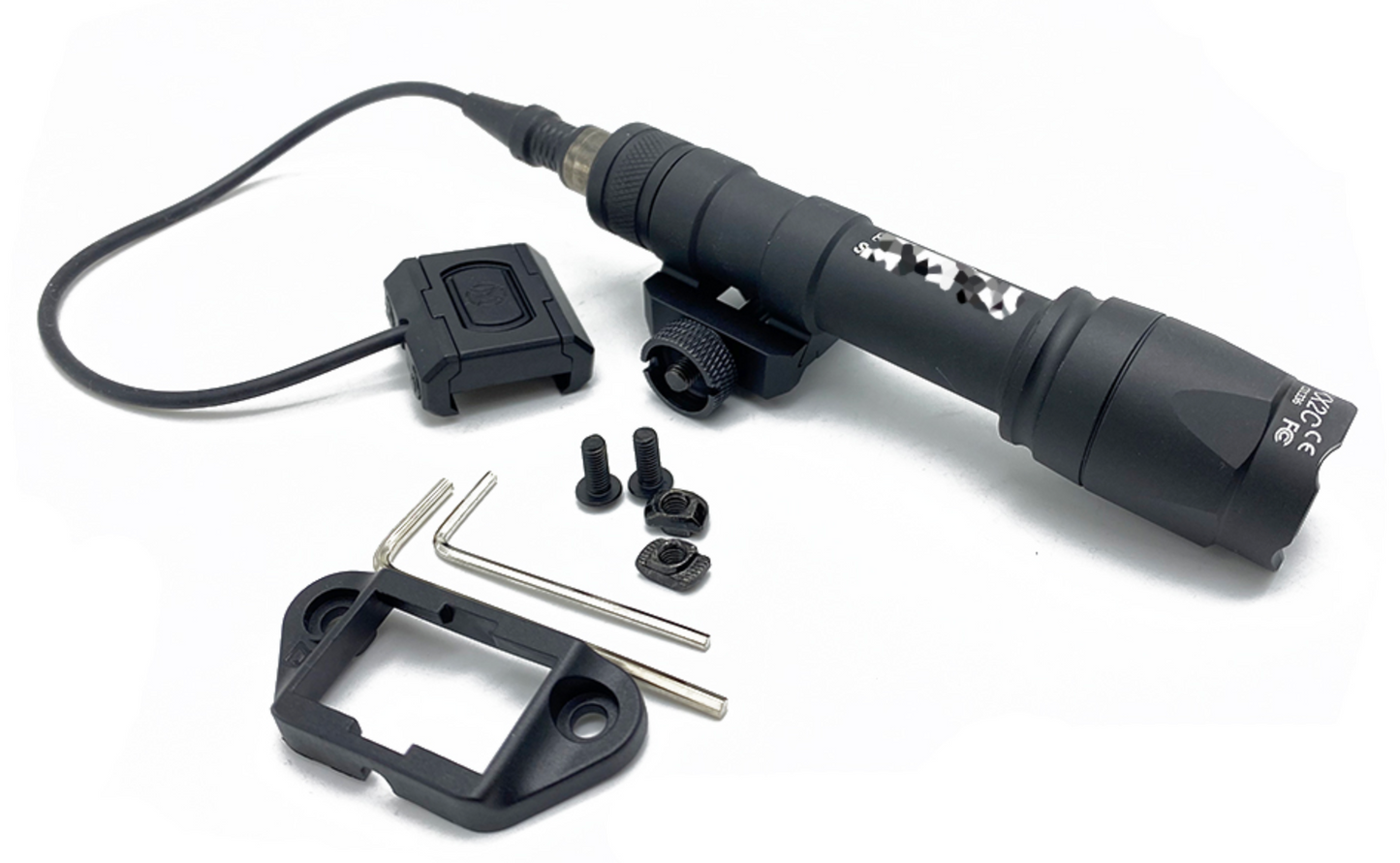 SF M600C Mini Scout Light w/Modbutton Switch - BLK, 340 Lumens