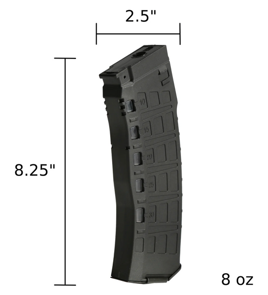 Arcturus AK12 Variable Cap 30/135 Rds Magazine