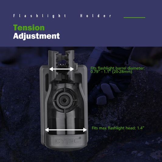 Cytac Flashlight Folder Belt Clip
