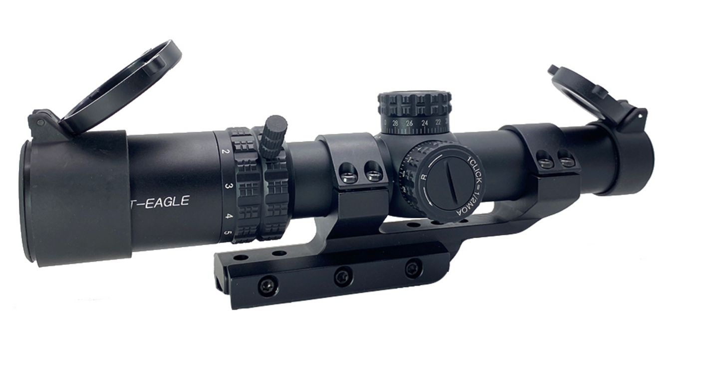 T-Eagle Scope 1-5X24 W/ Mount - BLK
