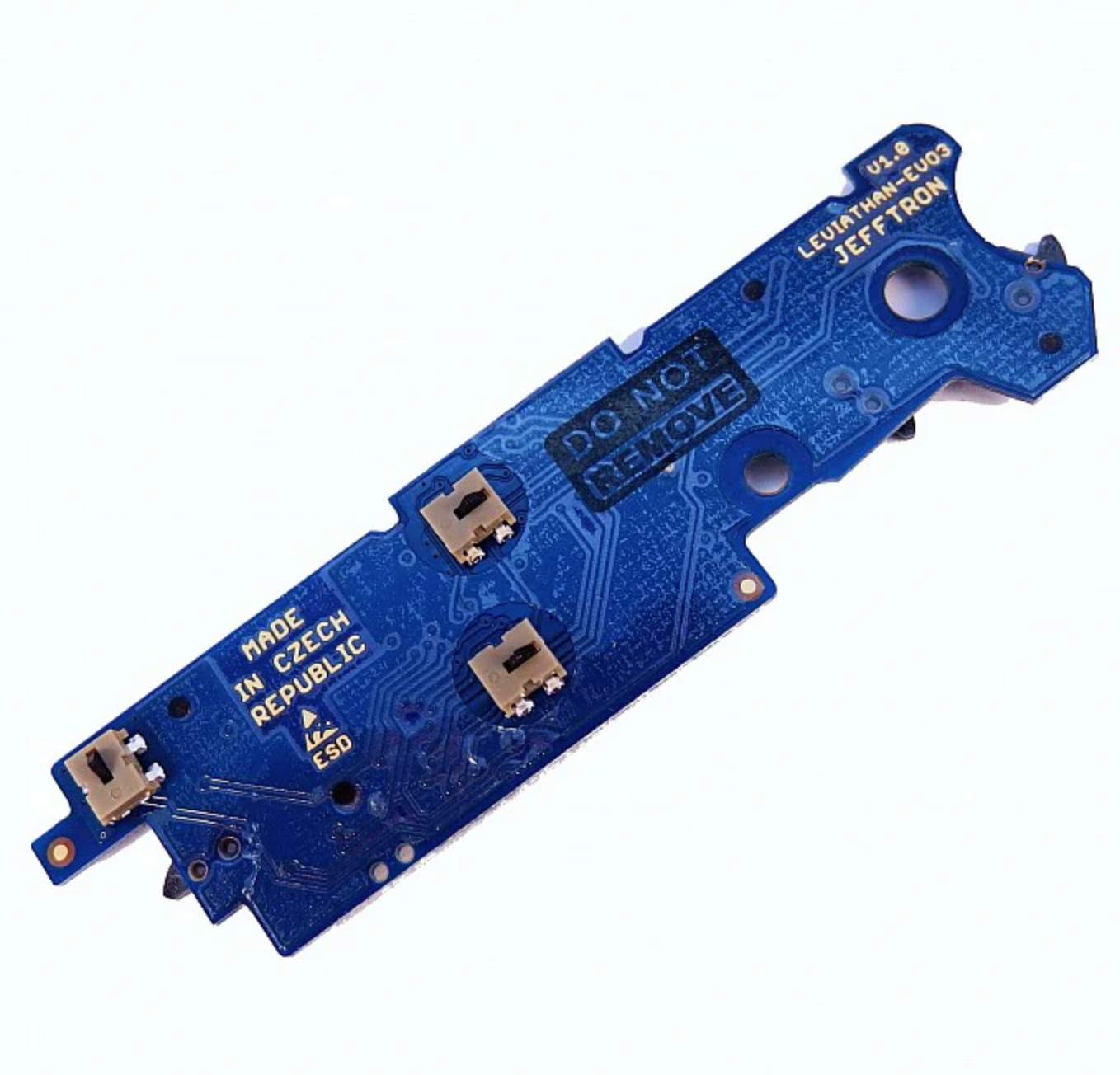 JeffTron Leviathan Drop-In Programmable MOSFET (Type: ASG CZ EVO 3 / Wired To Handguard)