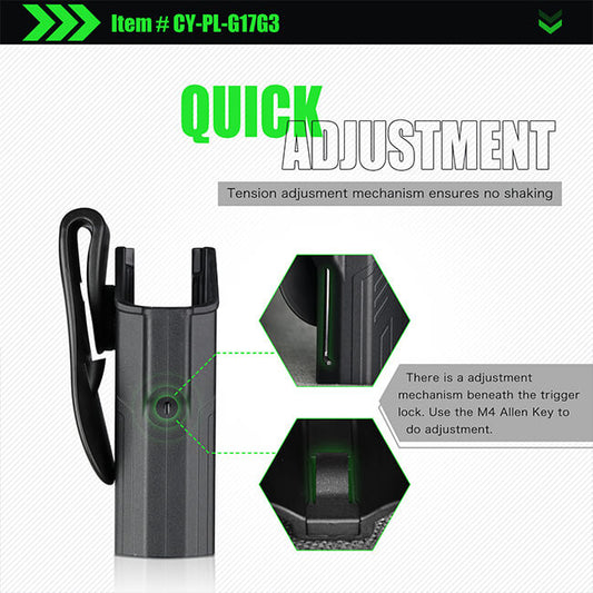 Cytac Light Bearing Holster for Glock 17