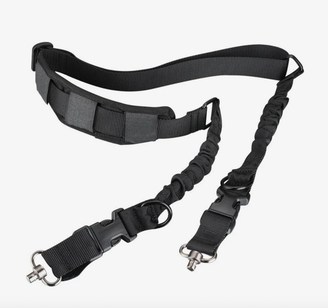 Cytac Quick Adjust Two Point Sling w/QD Sling Swivels - BLK