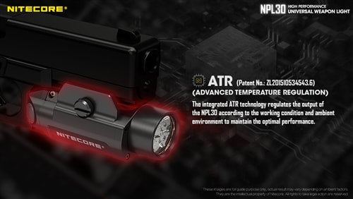 Nitecore NPL30 Weapon Light