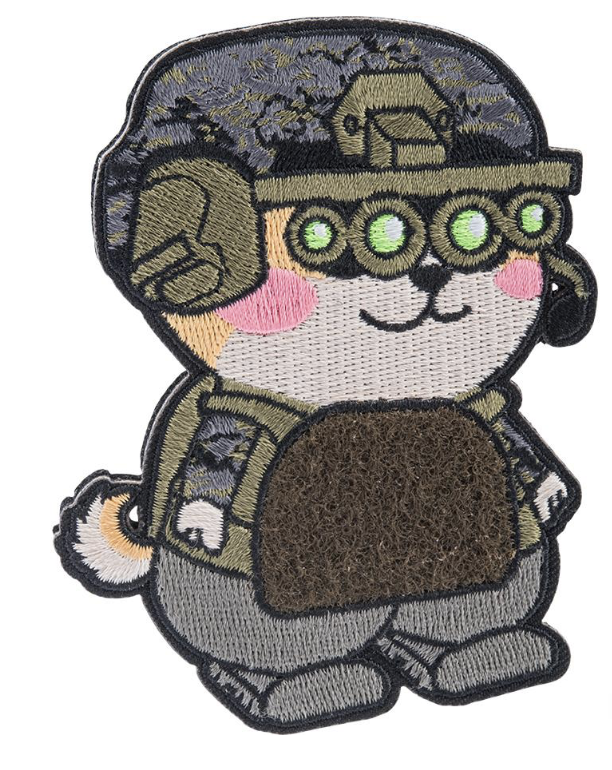 PVC Patch - Tacti-Doge - Quad Shibe