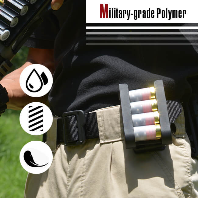 Cytac 4 Round 12GA Shotgun Shell Holder Belt Clip