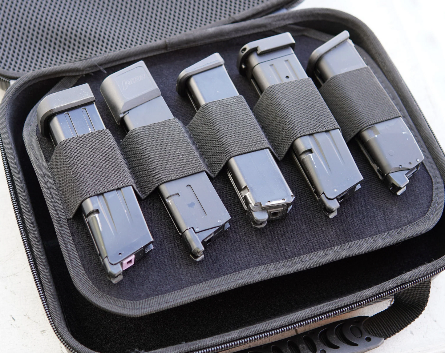 Echo1 Polypropylene Pistol Case in Black - Carbon Fibre Pattern