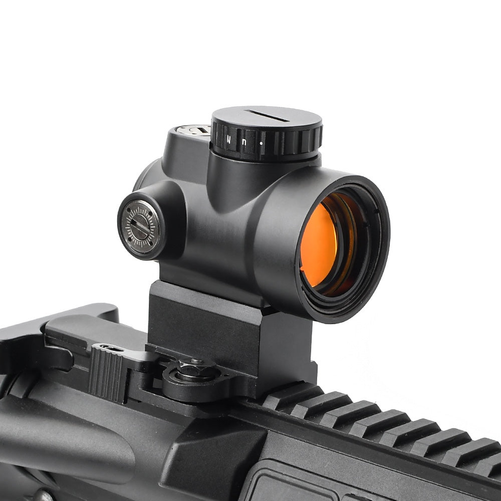 Aim-O MRO Red Dot w/QD Riser Mount & Low Mount - BLK