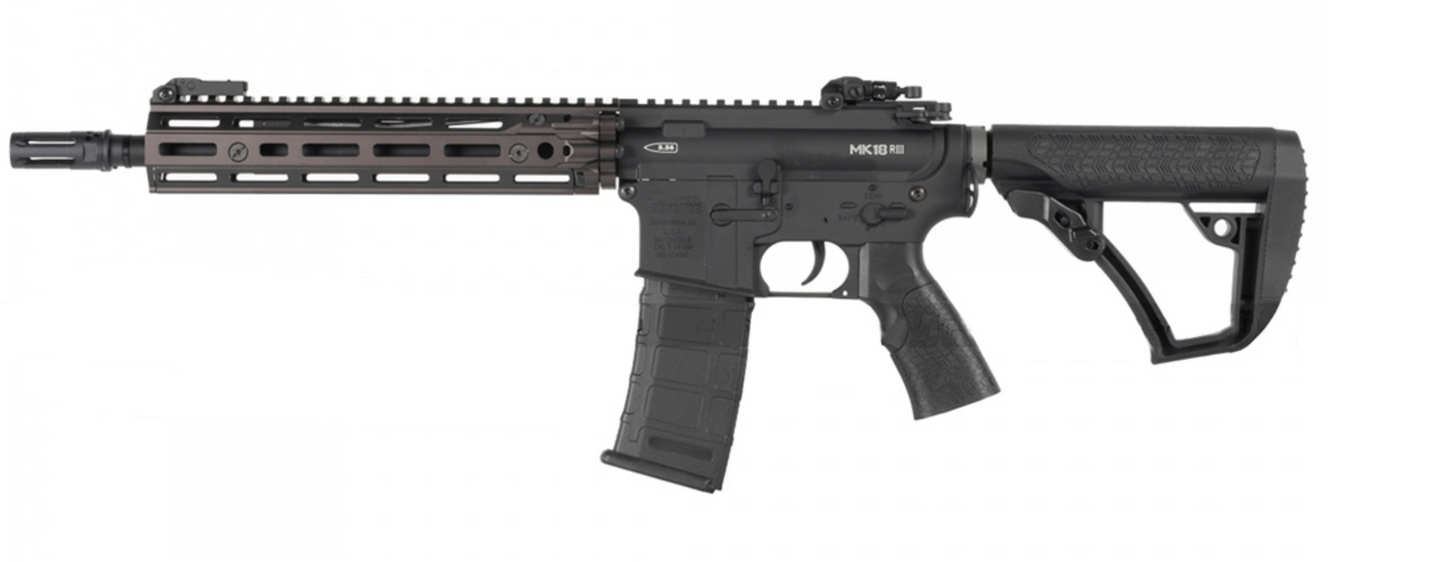 E&C MK18 RIS III SBR Airsoft Rifle AEG - Dark Earth