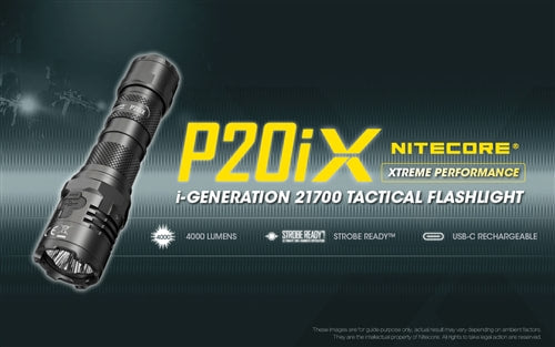 Nitecore i-Generation 21700 Tactical Flashlight - P20iX