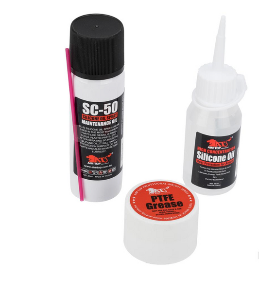 AIM Advanced Silicone Oil / Grease / Spray Set