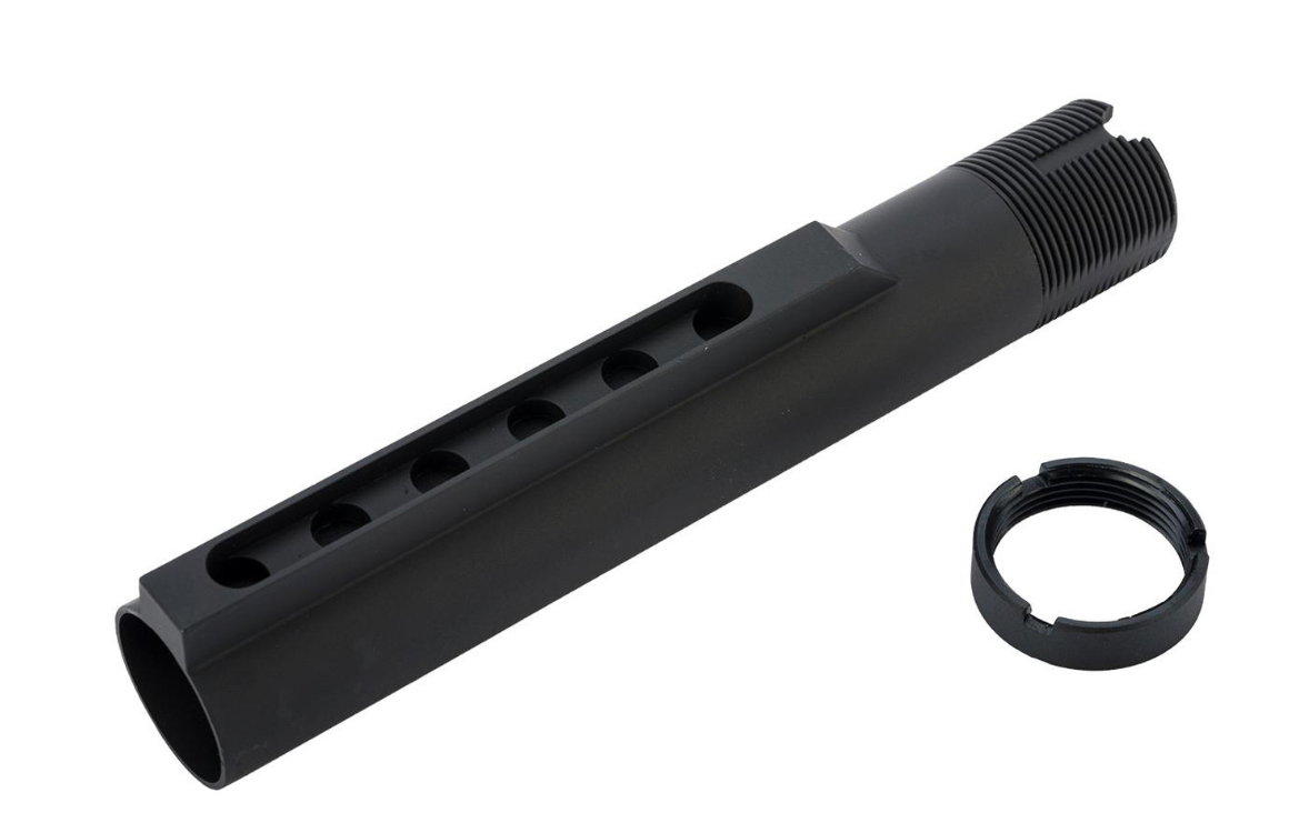 APS Metal Buffer Tube for M4 Retractable Stock (Color: Black)