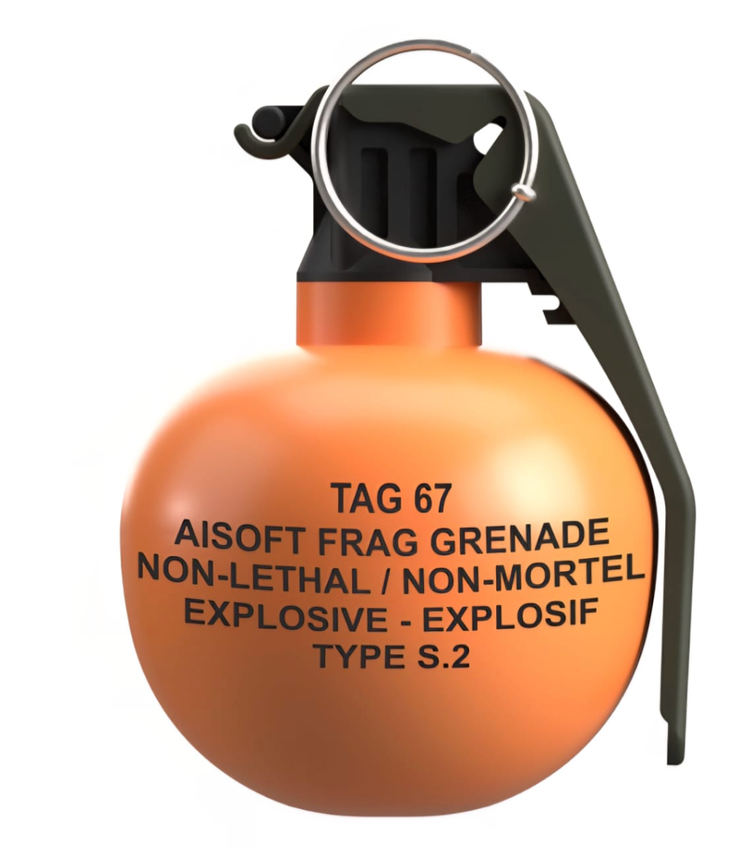 TAGINN TAG-67 Frag Grenade BBs (Simulation)