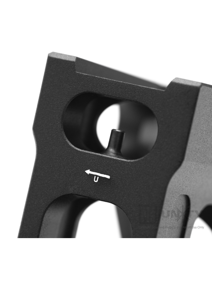 PTS Unity Tactical Fast MicroRiser Mount - BLK