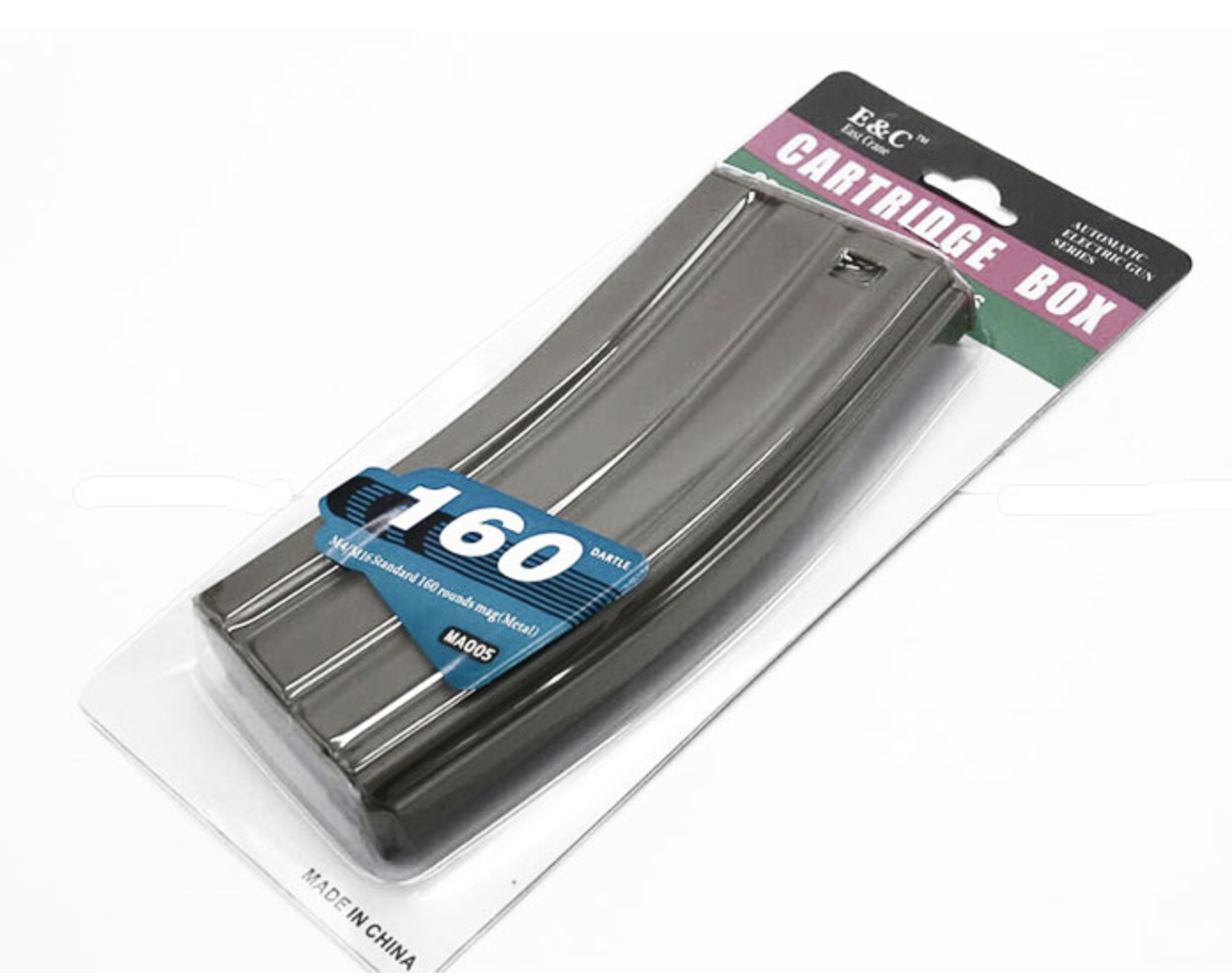E&C Metal M4 160rds Midcap Magazine - BLK