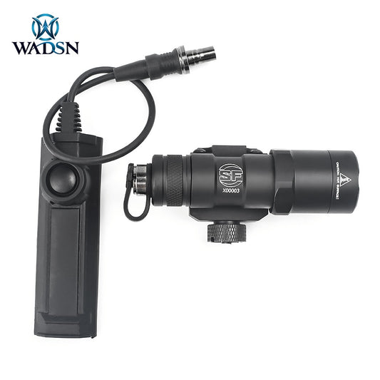 WADSN SF M300B Mini Scout Light w/Dual Function Tape Switch - BLK