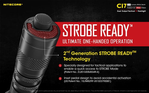 Nitecore Dual Output Tactical IR Flashlight - CI7