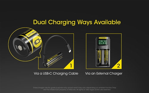 Nitecore 18650 2600mAh USB-C Battery NL1826R