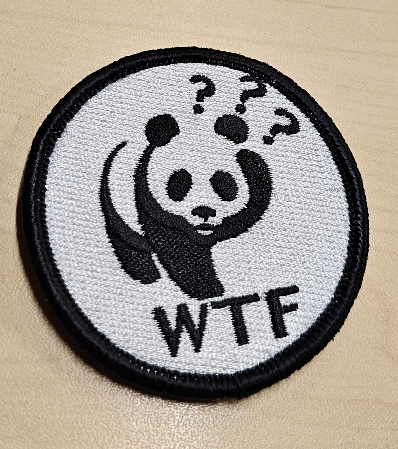 Embroidery Patch - Panda WTF