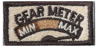 Embroidery Patch - Gear Meter Max