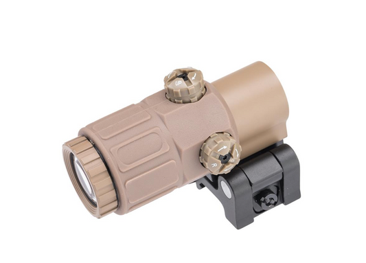 Element WY Series 3x Magnifier w/Flip to Side Mount - Tan
