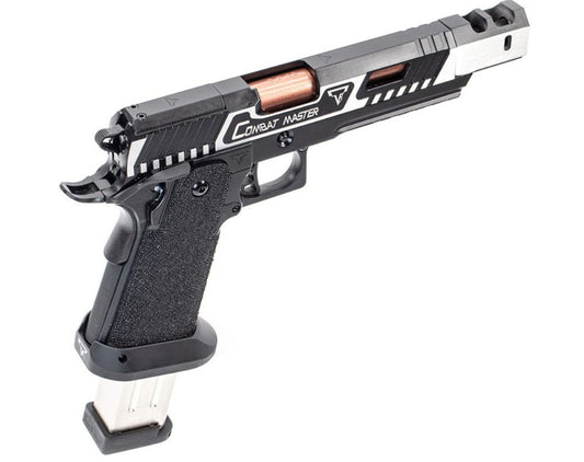 Army Armament TTI Combat Master Alpha GBB Airsoft (Silver Two Tones Ver.)