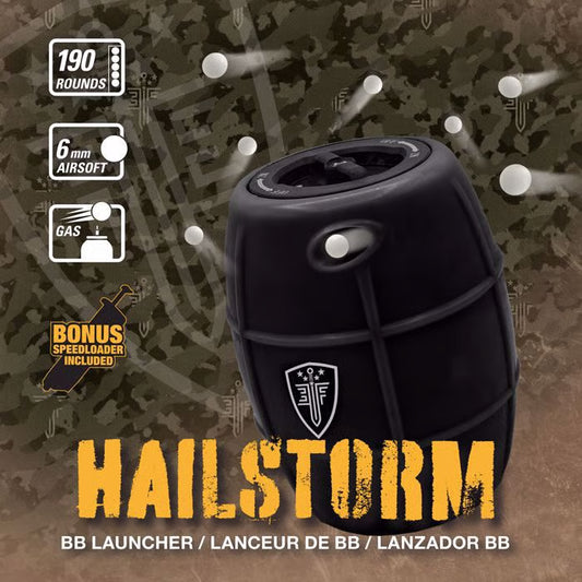 Umarex - HAILSTORM -BLK- Gas BB SHOWER GRENADE w/speedloader