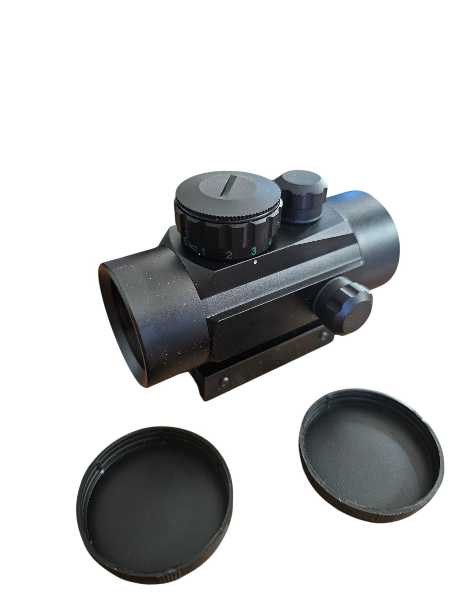 1x30 Illuminated Red / Green Dot Sight Scope w/ QD Weaver Base - BLK