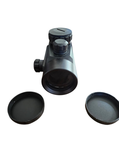 1x30 Illuminated Red / Green Dot Sight Scope w/ QD Weaver Base - BLK