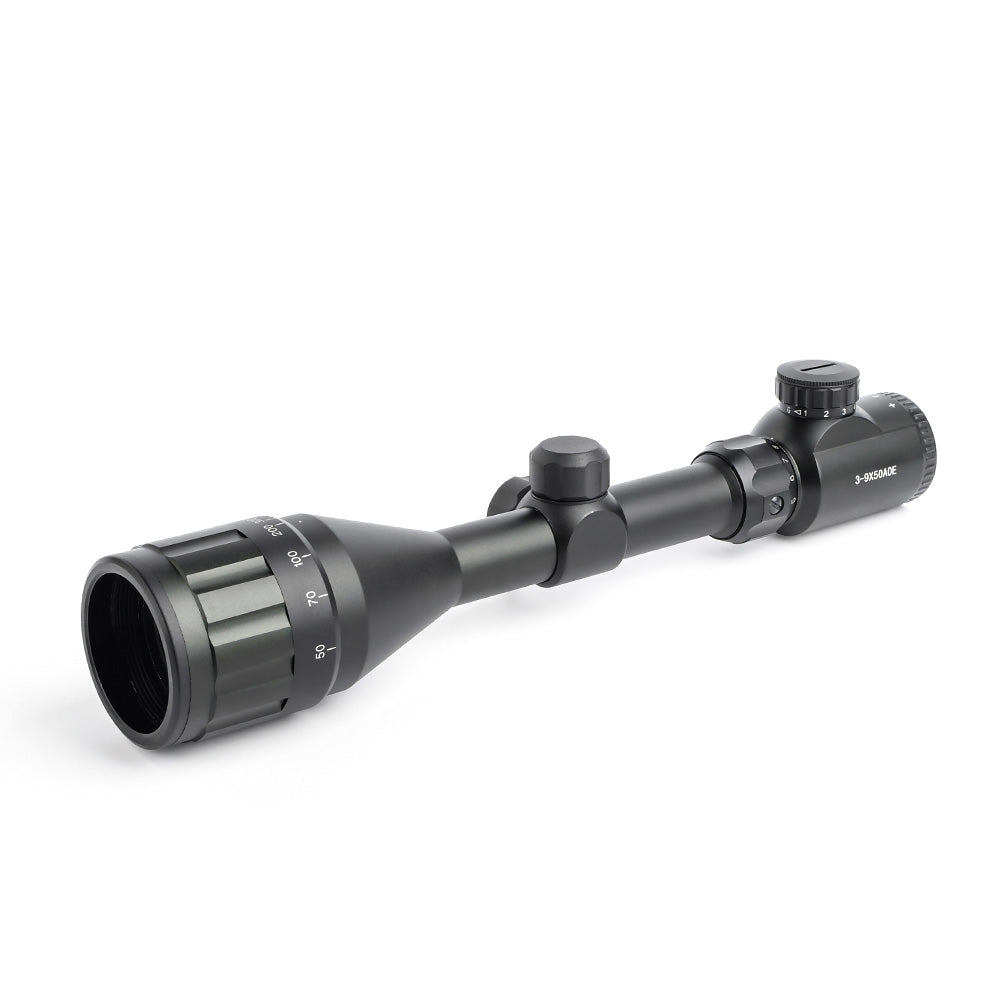 Aim-O 3-9x50 AOE-SF Red/Green Reticle - BLK