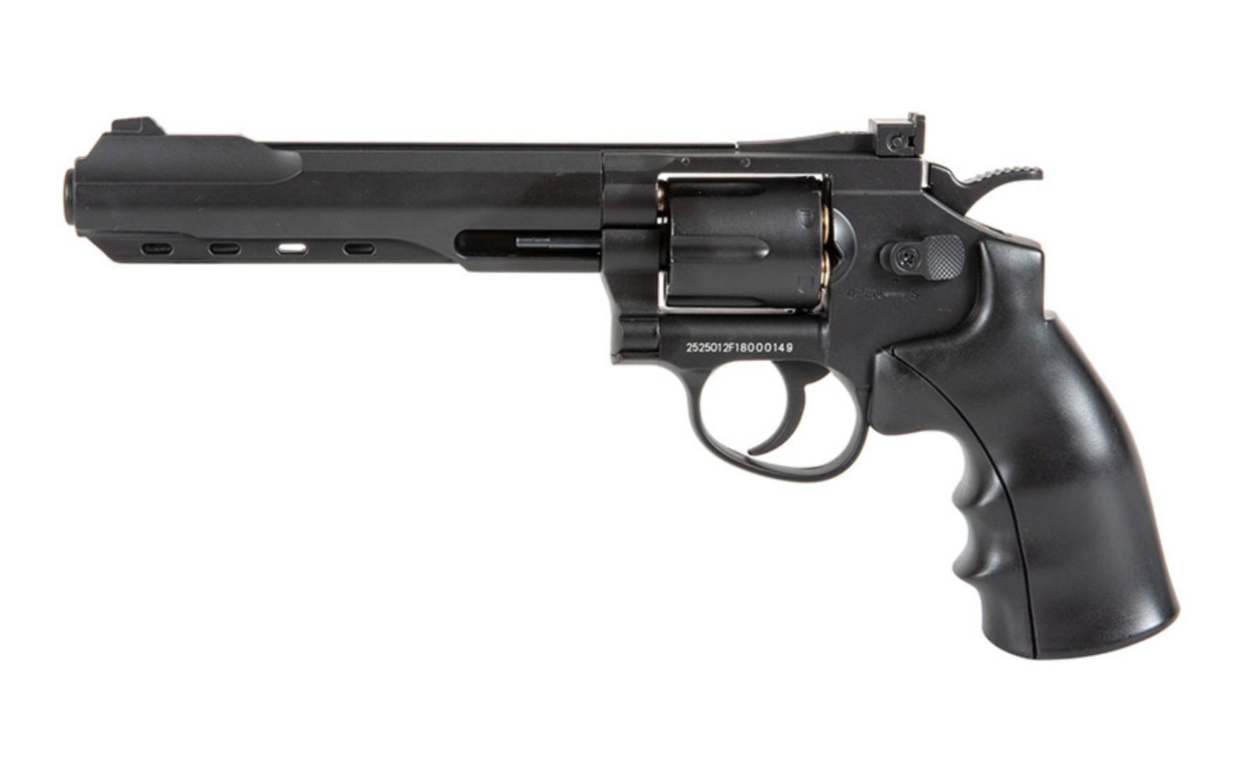 Well G296C Full Metal 6mm CO2 Swing Out Revolver - BLK – DSG Airsoft