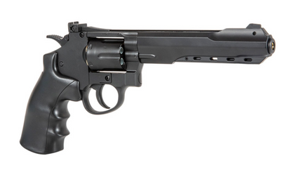 Well G296C Full Metal 6mm CO2 Swing Out Revolver - BLK