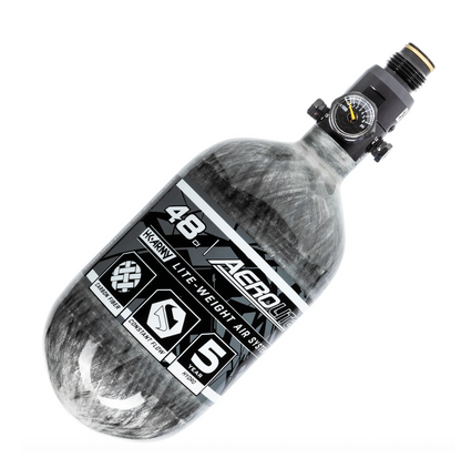 HK Army Aerolite Carbon Fibre Tank - 48ci / 4500psi - Clear