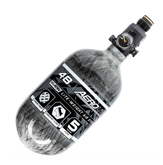 HK Army Aerolite Carbon Fibre Tank - 48ci / 4500psi - Clear